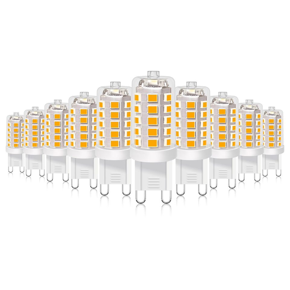 BUBO G9 LED bulb delivers 2700K soft white glow for warm chandelier lighting.