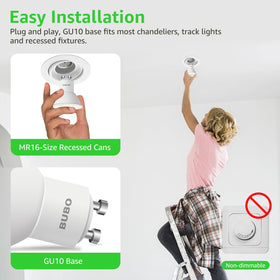 BUBO GU10 track lighting application showing versatile accent lighting