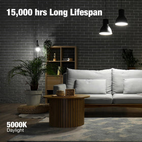 BUBO bulbs emit no UV or IR, promoting a comfortable ambient glow.