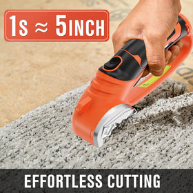 LED light illuminates workspace for accurate cuts with BUBRA scissors