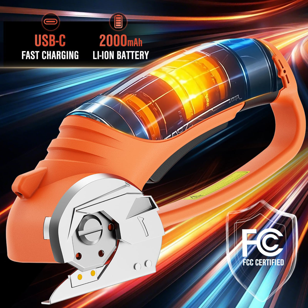 BUBRA safety lock prevents accidental starts during use