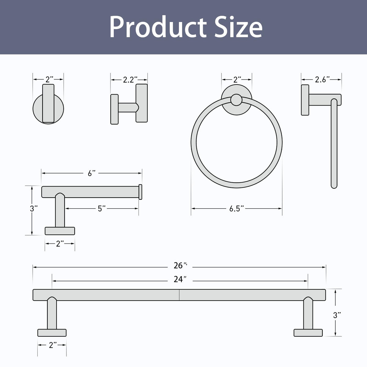 Bubxo matte black toilet paper holder adds storage and style.