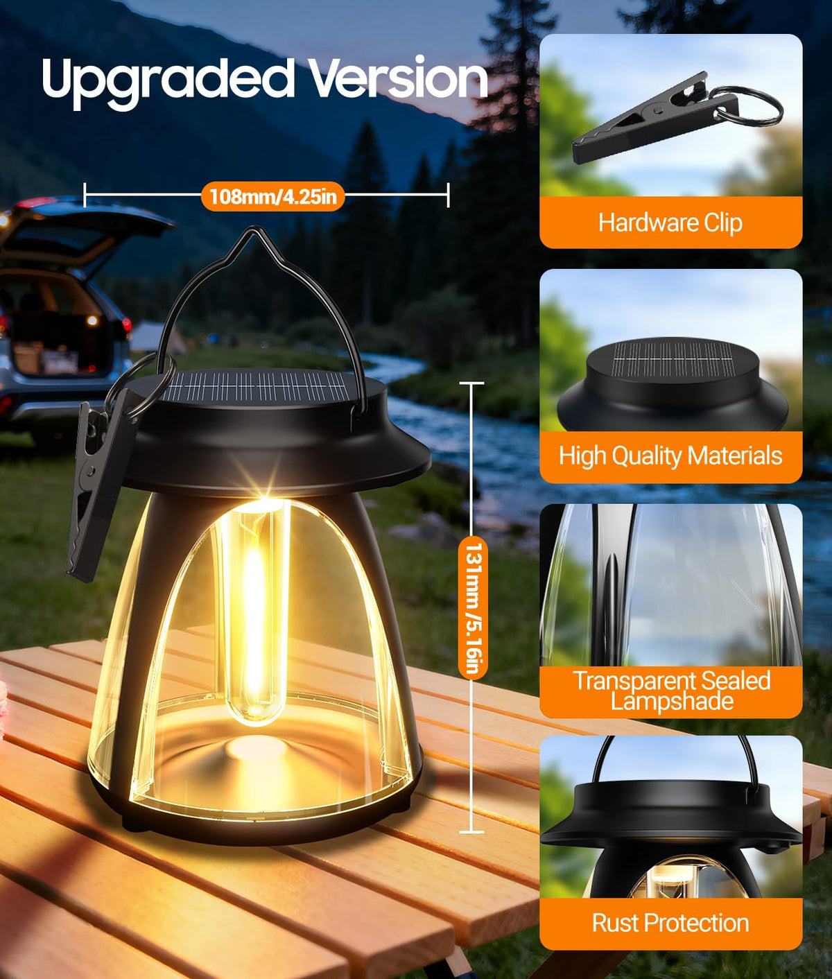 BUCASA gift-ready lanterns suit Mom or loved ones for celebrations.