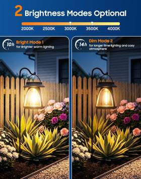 BUCASA two-mode design offers dim and bright options for different evenings.