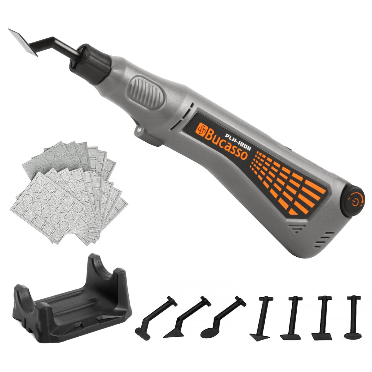 Bucasso cordless pen sander with LED light for precise detail work