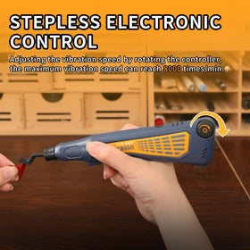 Bucasso cordless pen sander speed control enables versatile tasks