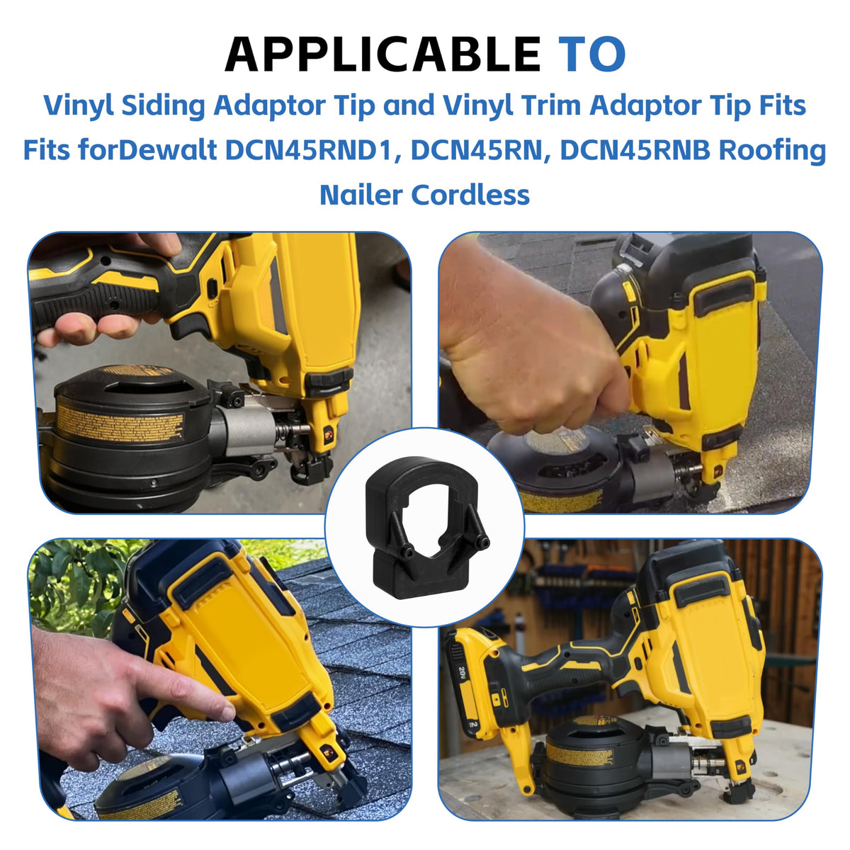 Buccilly DCN45RN delivers a professional finish on siding jobs.