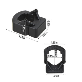 Buccilly DCN45RN snap-on design speeds tool-free setup.
