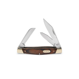 Buck Knives 371 Stockman clip-point blade for precise detail work and everyday carry