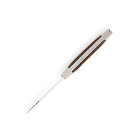 Buck Knives 375 Deuce woodgrain handle provides ergonomic grip with classic style