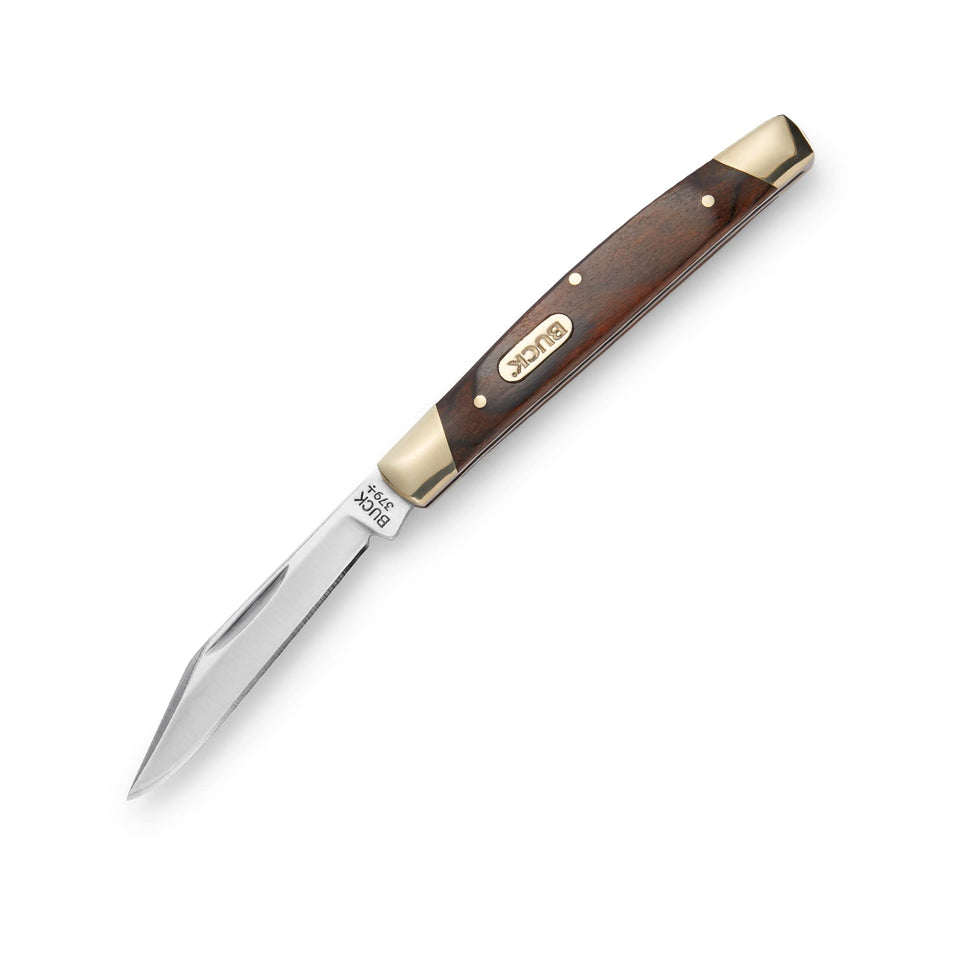 Buck Knives 379 Solo woodgrain-handle for precise detail work