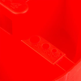 Measuring rule included for quick part sorting and sizing.