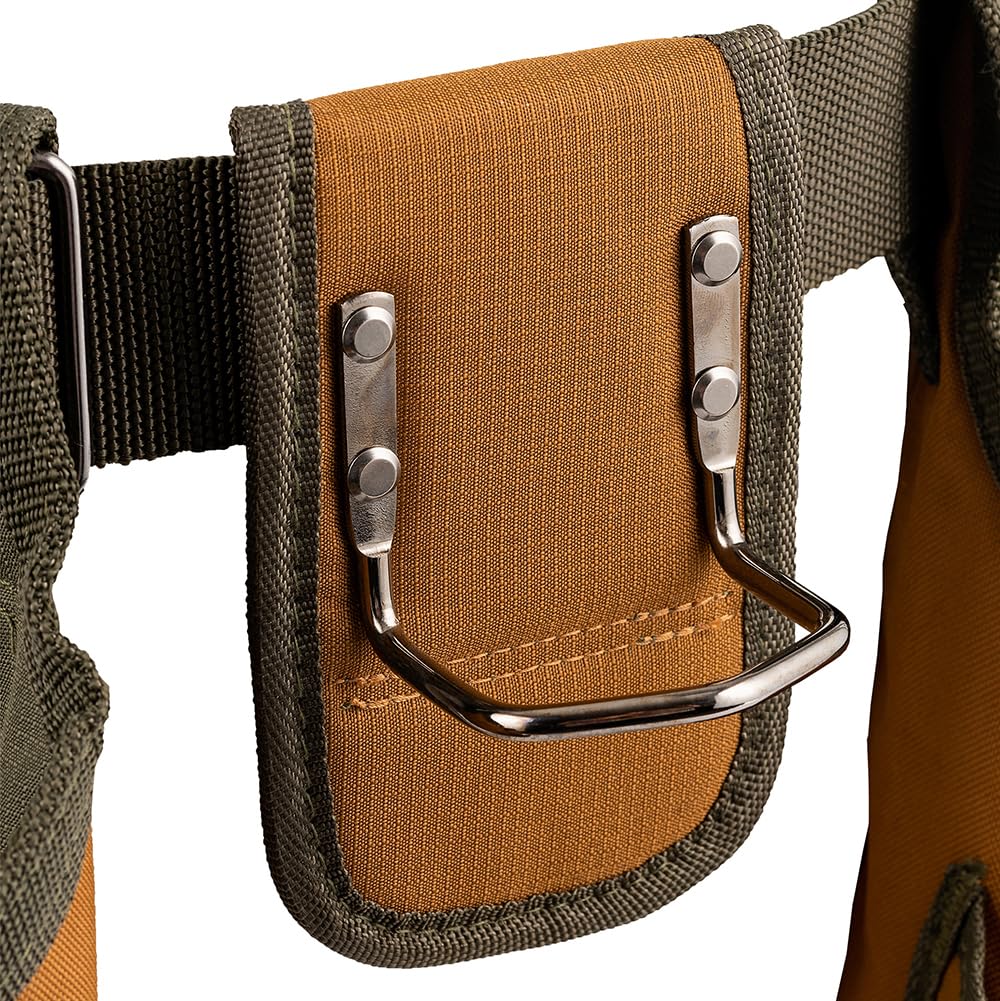 Bucket Boss 50200 adjustable pouch system adapts to changing tasks.