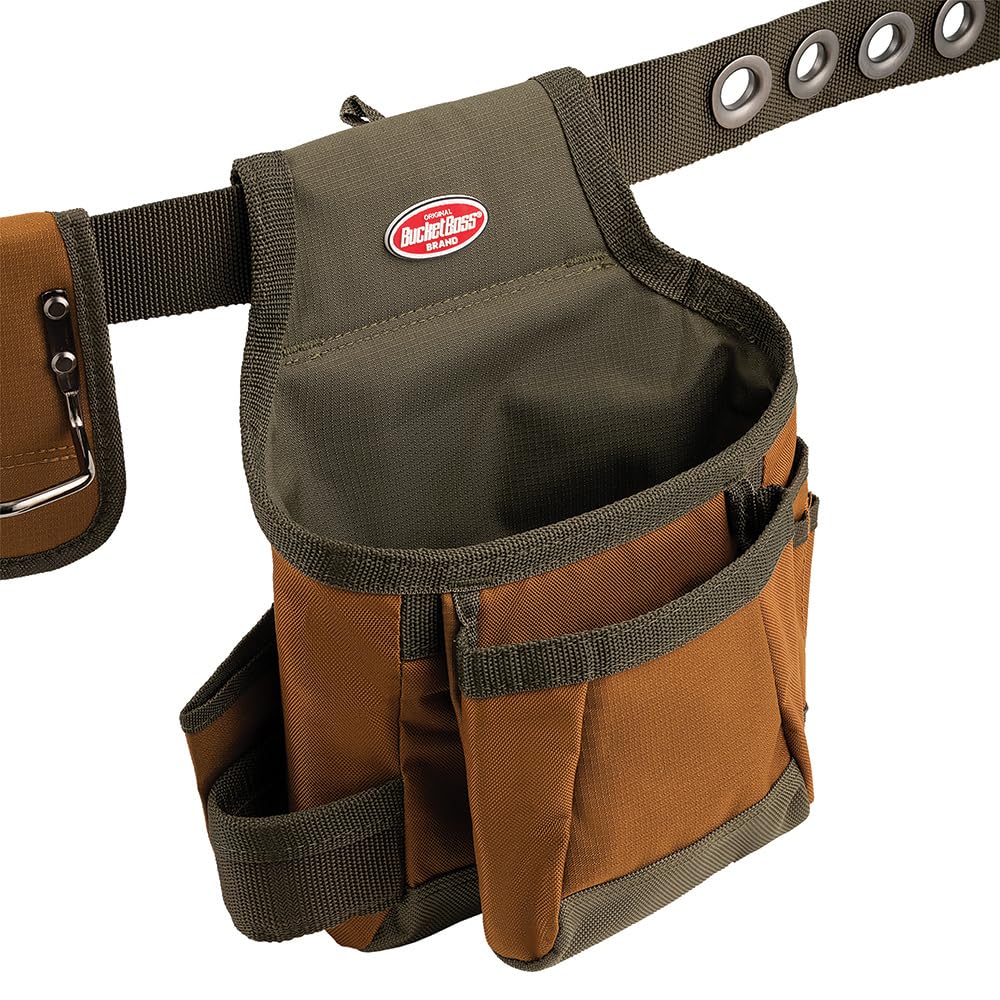 Bucket Boss 50200 single body construction with dual hammer loops.