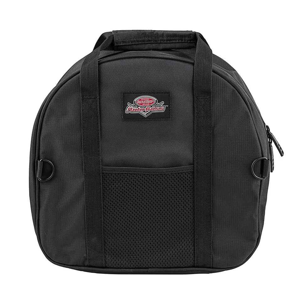 Bucket Boss AutoBoss Cable Bag main compartment keeps cables organized for on-the-go use