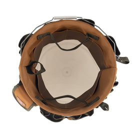 In-use view shows tools neatly organized inside a bucket.