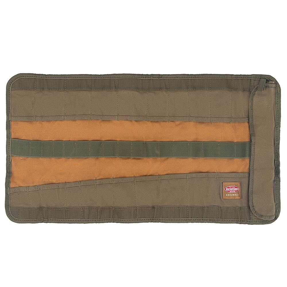 Bucket Boss Original Series tool roll dual buckles secure when rolled