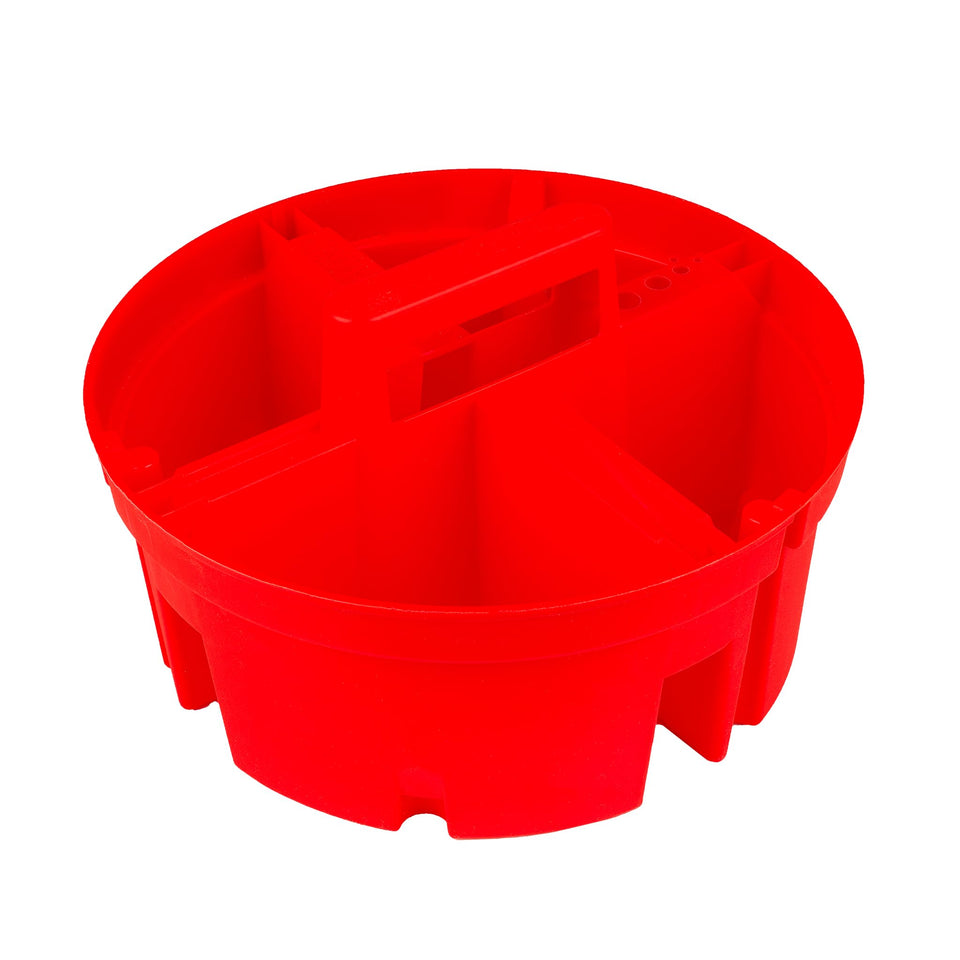 Bucket Boss Super Stacker 15054 with four compartments inside a bucket.