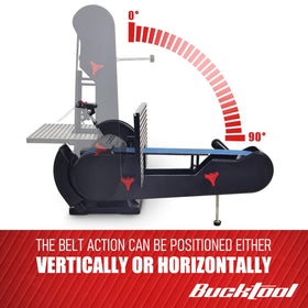 Bucktool anti-vibration rubber feet reduce movement for steadier work.