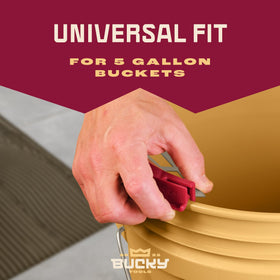 Bucky Scrape integrates with standard 5-gallon buckets for on-site versatility