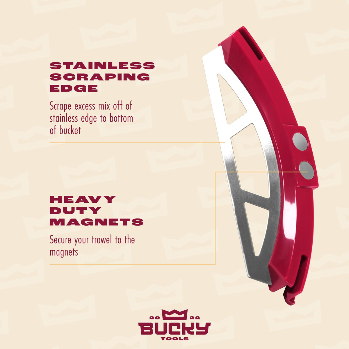 Bucky Scrape designed by tile pros for faster tile work