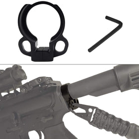 Bud K sling swivel attachment enables smooth rotation.
