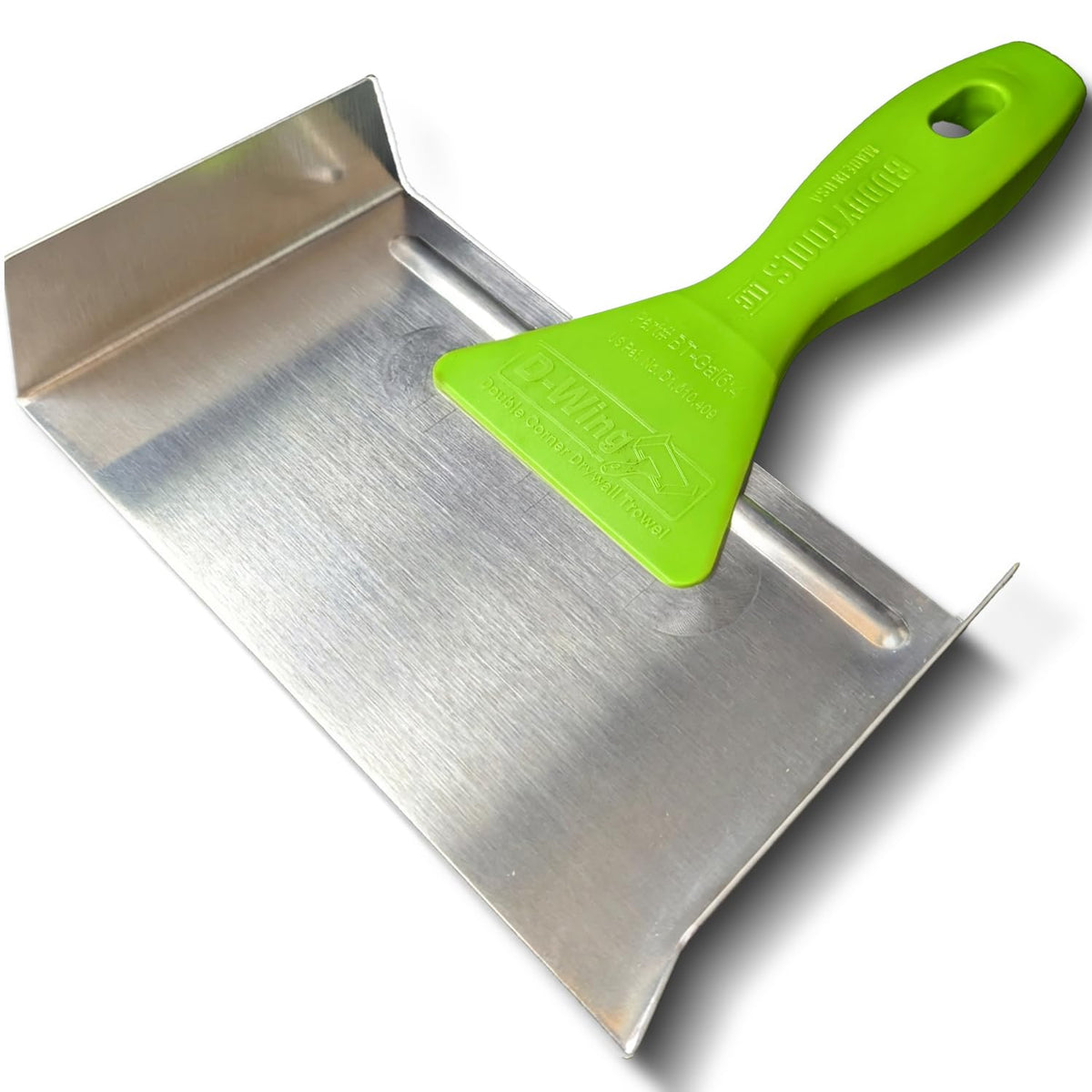 Buddy Tools D-Wing Corner Trowel with 7.5 inch blade for smooth inside corners