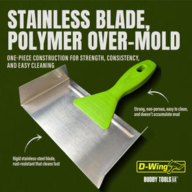 Inside corner application using the Buddy Tools D-Wing Corner Trowel