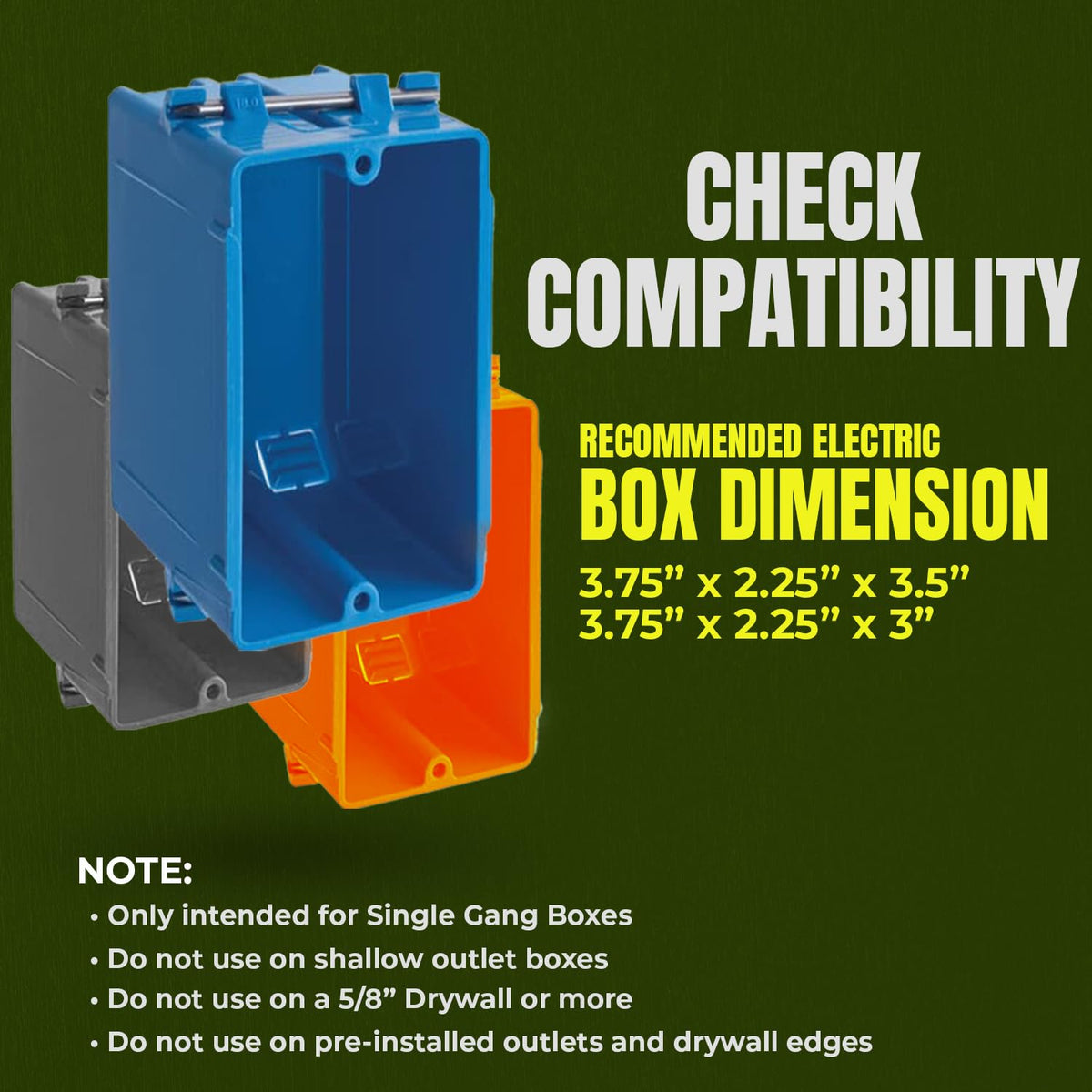 Clear outlet locations with Mark N Guard electrical box locator