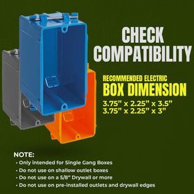 Clear outlet locations with Mark N Guard electrical box locator
