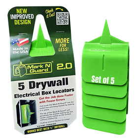 Buddy Tools Mark N Guard outlet marker with pointed tip for precise drywall alignment