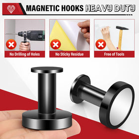 Buelkmag classroom magnetic hook organizing supplies on a board.