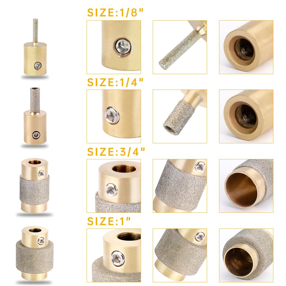 Buenoarte brass-core design reduces shaft binding for smoother grinder operation.