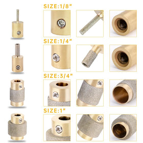Buenoarte brass-core design reduces shaft binding for smoother grinder operation.