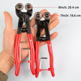 Buenoarte Glass Tile Nippers soft grip handle for comfortable cutting.