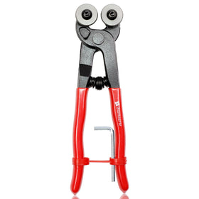 Buenoarte Glass Tile Nippers with wheeled cutting action for precise mosaic edges.
