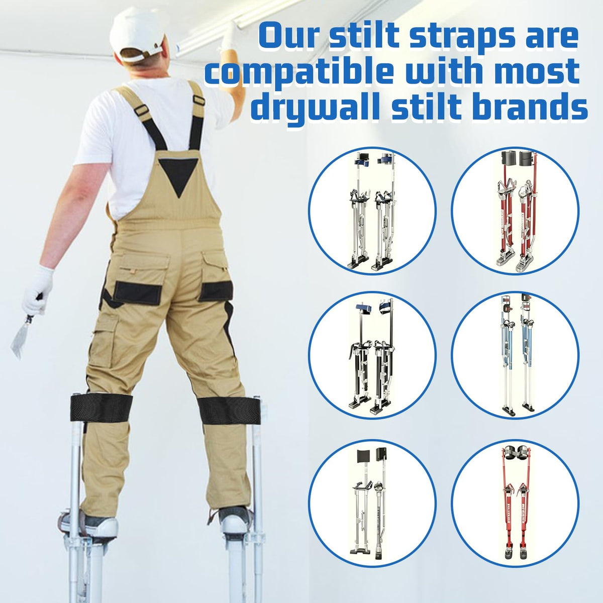 Buhobha adjustable-fit straps securely hold legs during work