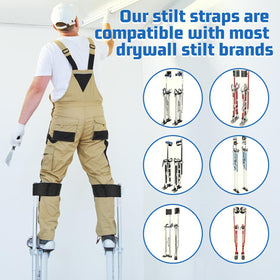 Buhobha adjustable-fit straps securely hold legs during work