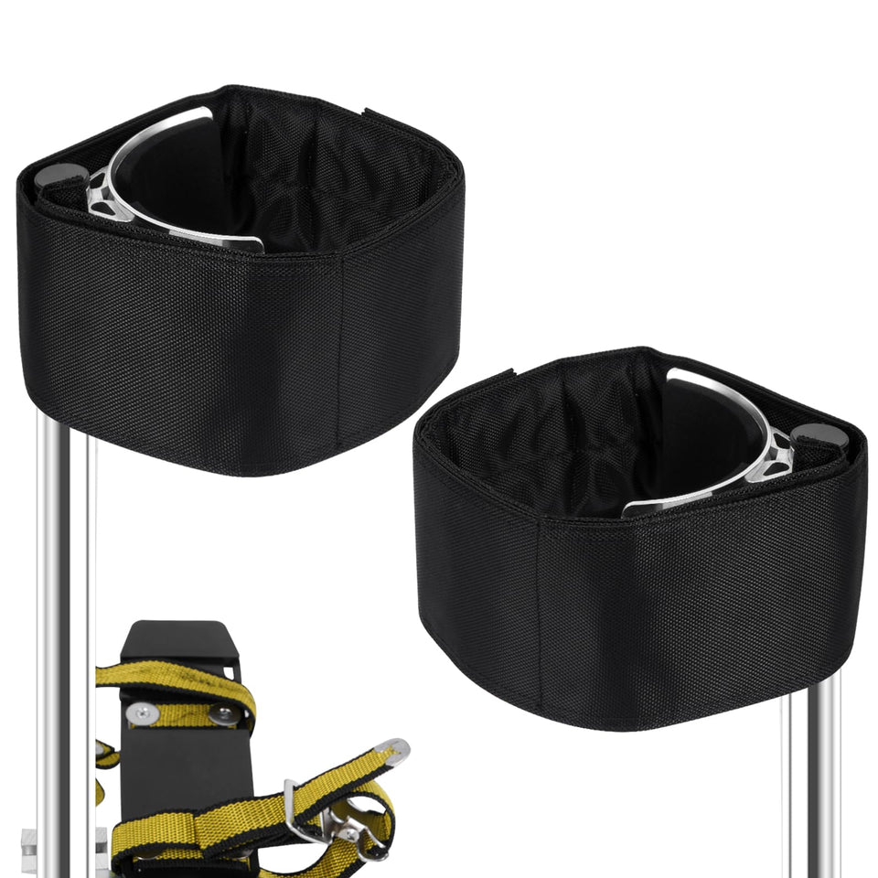 Buhobha drywall stilt straps with foam cushion for all-day comfort on the job