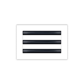 BUILDMART 10x6 white modern vent cover adds sleek architectural style to ceilings.