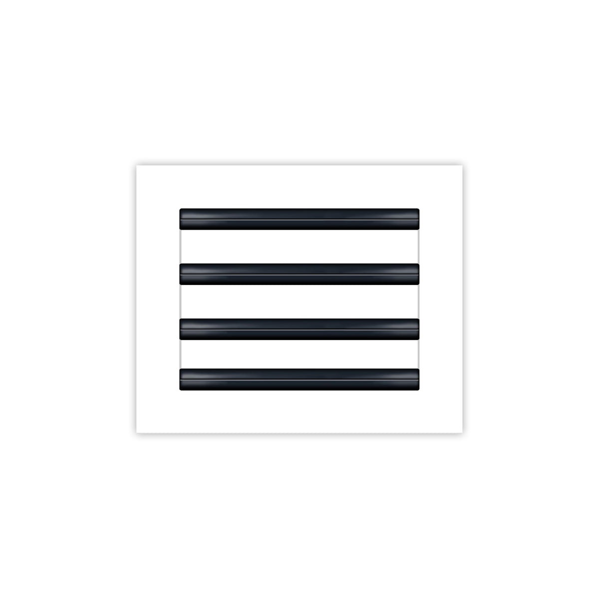 BUILDMART 10x8 white modern vent cover enhances ceilings and walls with decorative flair.