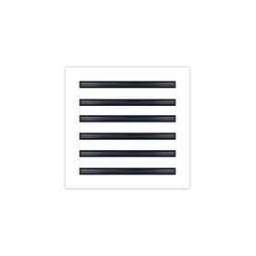 BUILDMART 12x12 modern AC vent cover in decorative white aluminum for ceilings