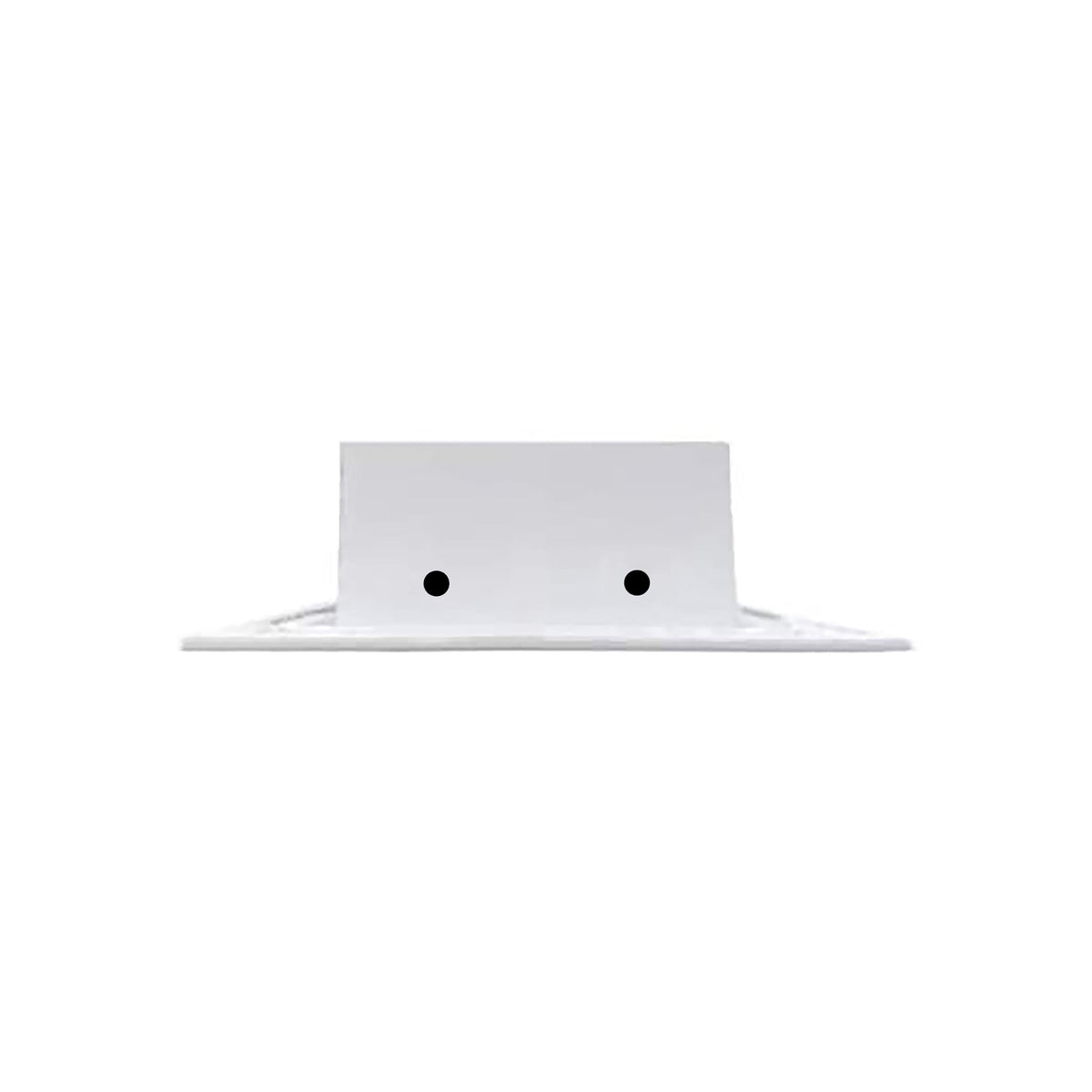 BUILDMART 12x4 vent cover back view highlighting aluminum construction