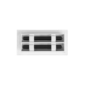 BUILDMART decorative white vent cover blends with interiors while providing clean lines.