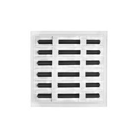 BUILDMART standard linear slot diffuser front view enhances room aesthetics