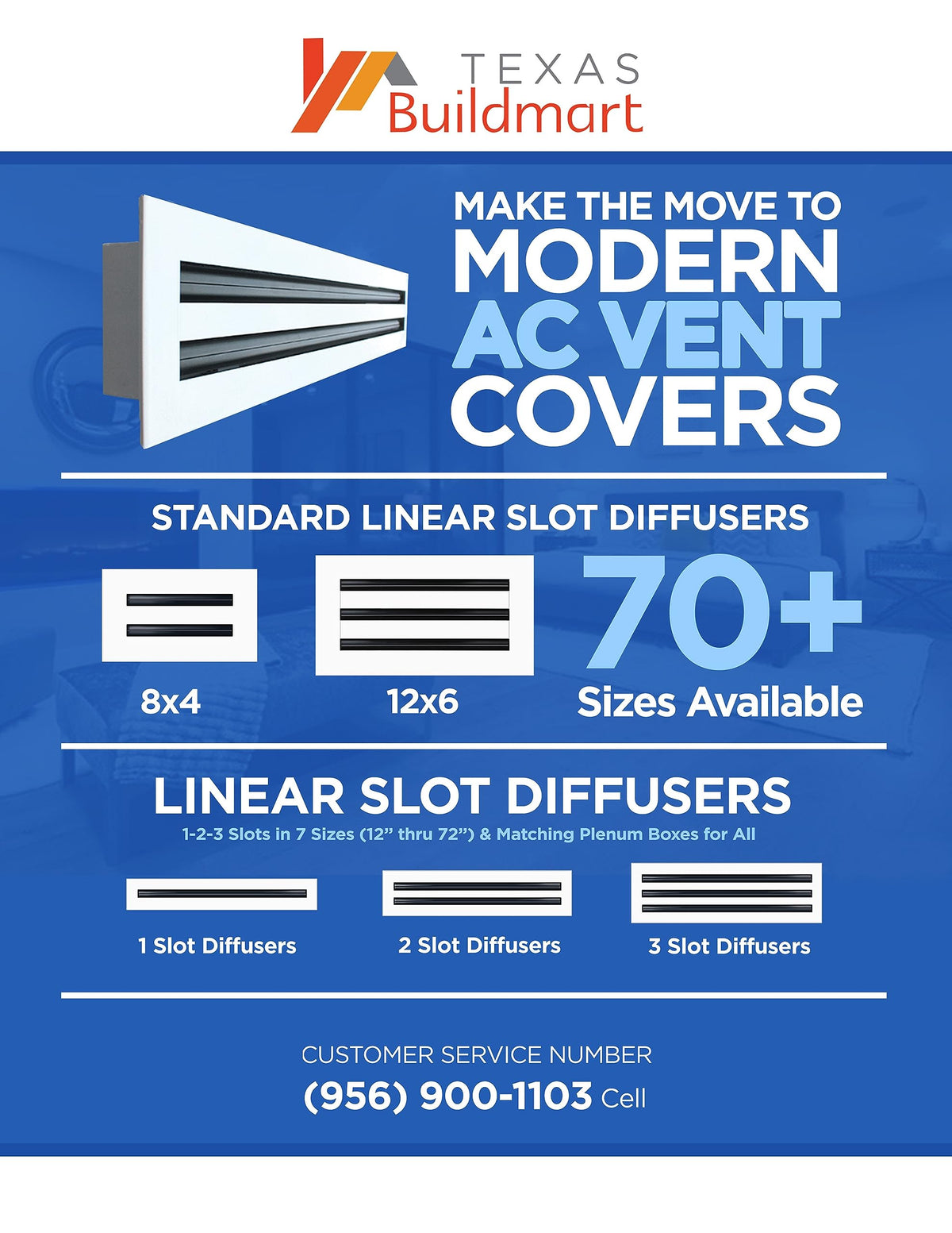 BUILDMART standard vent cover fits typical duct openings with clarity.