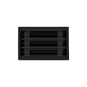 Buildmart vent cover closeup highlights decorative black linear slots for airflow