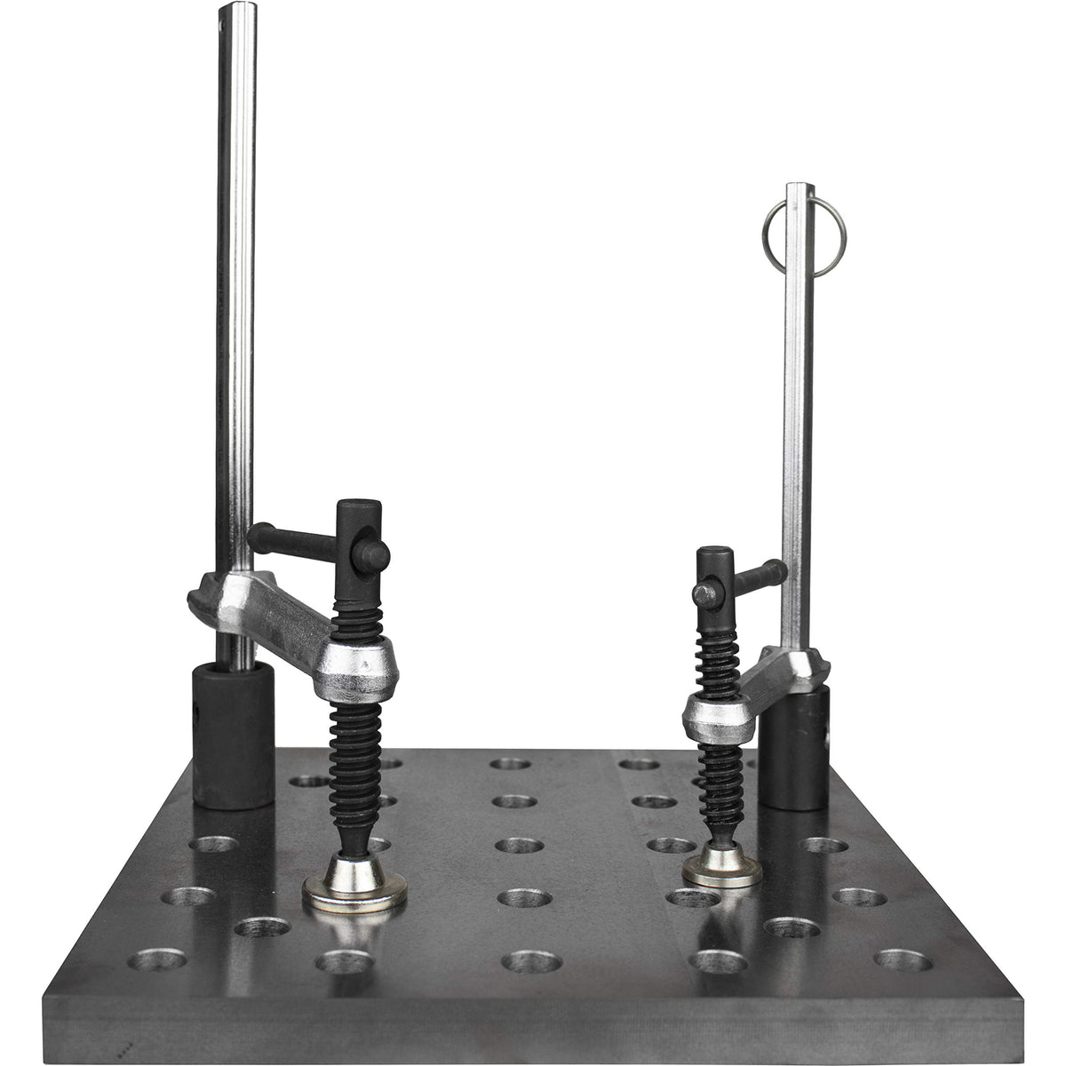 BuildPro Inserta Clamp horizontal setup enabling versatile clamping options on the tabletop
