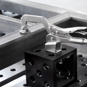 4-inch opening enables clamping of larger pieces with consistency.