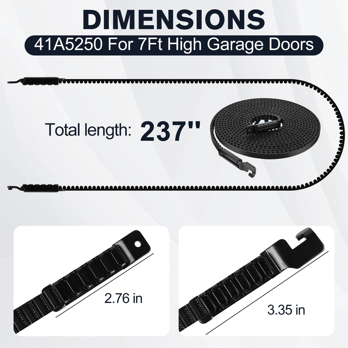 Builimeer 41A5250 belt compatibility with Chamberlain and Craftsman openers.